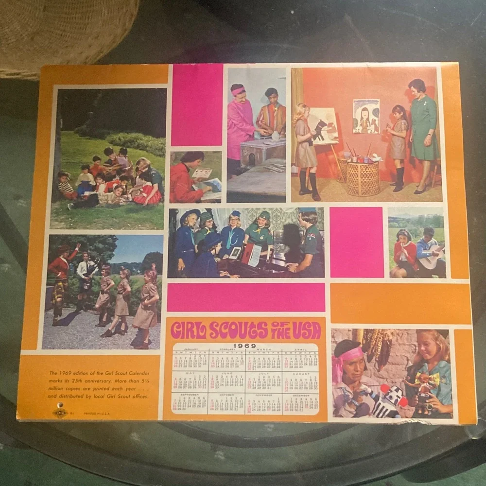 1969 Girl Scout Calendar